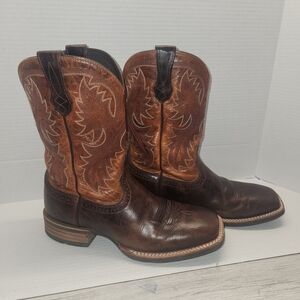 Ariat Square Toe Cowboy/Western Boots Men's Brown Size 9D